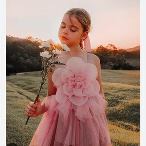 Before & Ever Kids Pink she’s the one dress